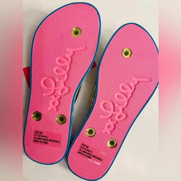 Lily Pulitzer Tropical Print Flip Flop - Picture 5 of 5